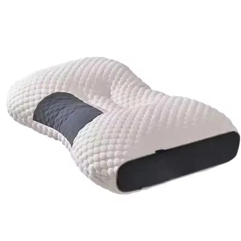 Pillow Support Cervical Vertebra to Help Sleep Home Pillow Core Does Not Collapse Anti-Snoring Pure Cotton Massage Pillow