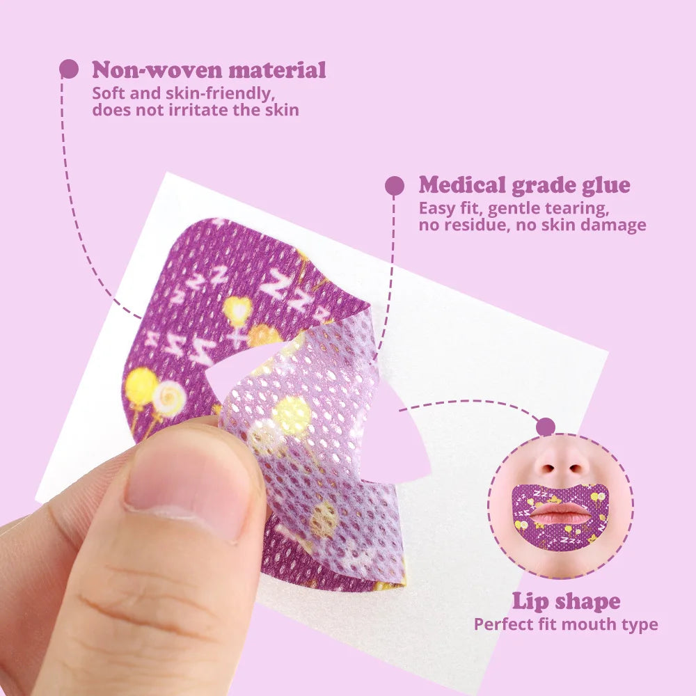 30PCS Mouth Correction Stickers Anti-Snoring Breathing Orthosis Mouth Sticker Children Anti-Snoring Stickers Improve Night Sleep