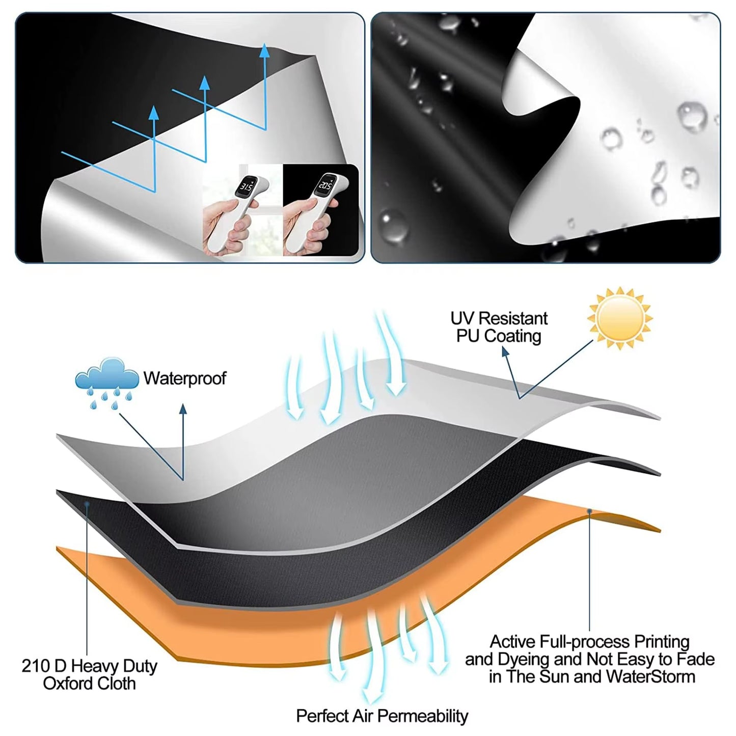 100 Blackout Window Cover Darkest Light Block Black Privacy Film House Home Tint Glass Cloth Curtain Bedroom UV Sunshade Sun