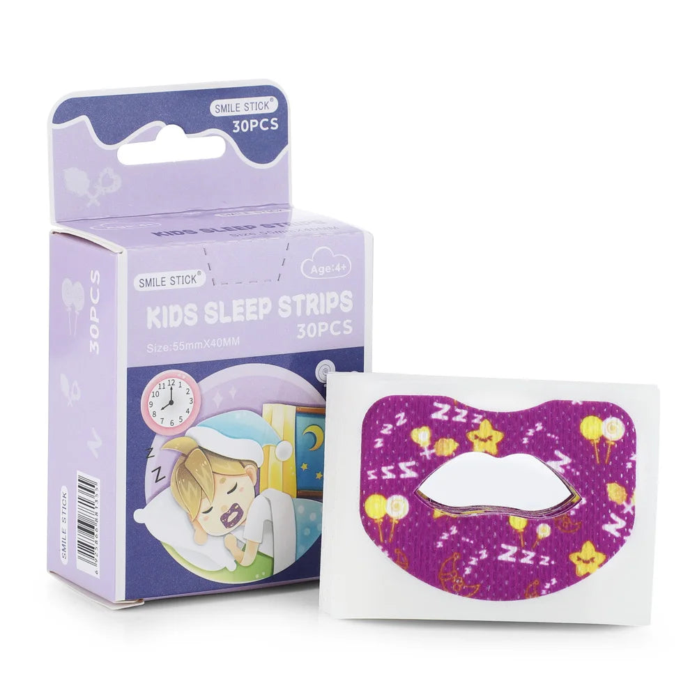 30PCS Mouth Correction Stickers Anti-Snoring Breathing Orthosis Mouth Sticker Children Anti-Snoring Stickers Improve Night Sleep