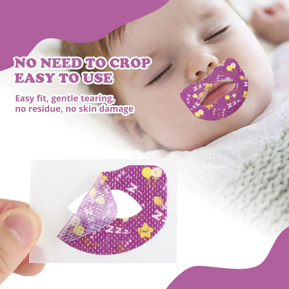 30PCS Mouth Correction Stickers Anti-Snoring Breathing Orthosis Mouth Sticker Children Anti-Snoring Stickers Improve Night Sleep