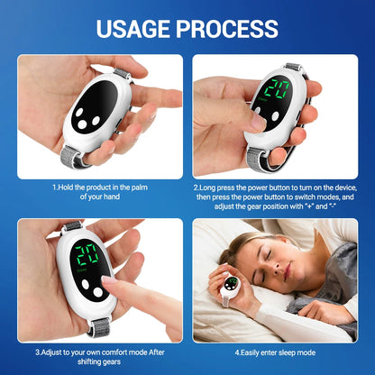 Handheld 20 Levels EMS Sleep Aid Relaxation Treatment Microcurrent Pulse Hypnosis Device Insomnia