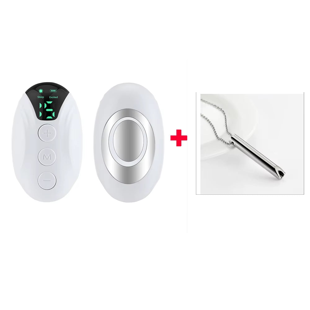 Handheld 20 Levels EMS Sleep Aid Relaxation Treatment Microcurrent Pulse Hypnosis Device Insomnia
