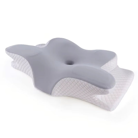 Pillow Neck Cervical Spine Support Pillow Memory Foam Butterfly Shaped Pillow Slow Rebound Promotes Relaxation during Sleep 이불
