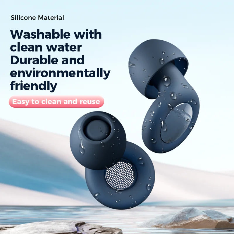Quiet Ear Plugs for Sleeping Noise Reduction Super Soft Reusable Hearing Protection anti Noise Earplugs for Concerts Travel Work