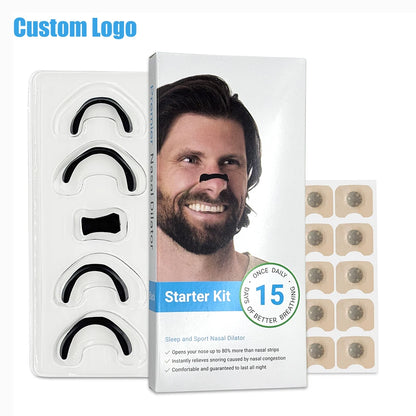 Magnetic Nose Strips,Anti-Snoring Nose Clip,Nasal Breathing Dilators Starter Kits,Increase Air Intake Improve Sleeping