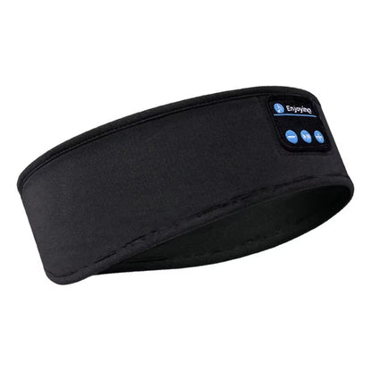 Sleep Eye Mask with Bluetooth 5.0 Headphones Soft Elastic Comfortable Headband ASMR Sleeping Band 10H Music