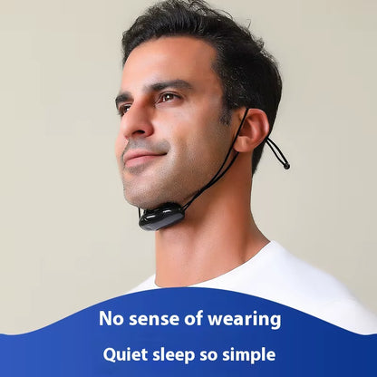 Smart anti Snoring Device Snore Stopper Snoring Solution Throat Massager Sleep Device Sleep Well Stop Snore Sleep Apnea Aid