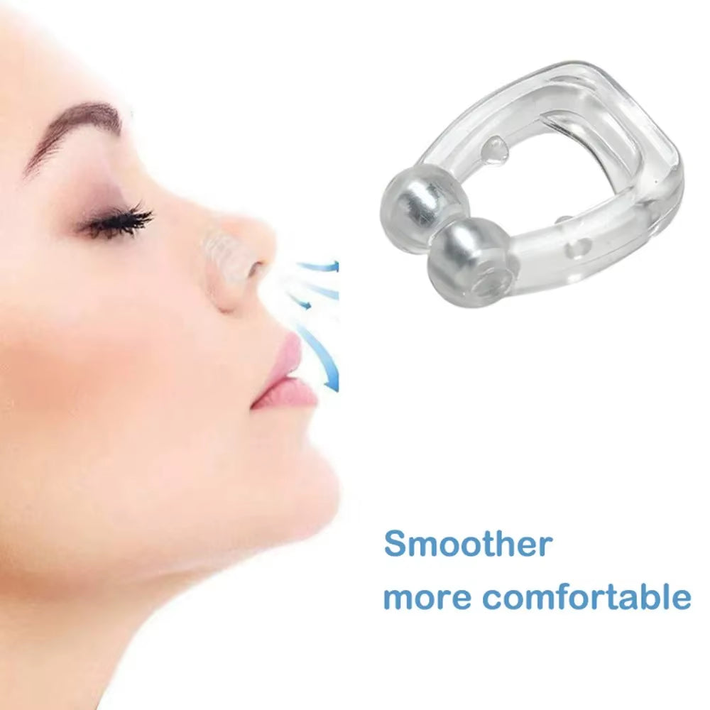 Anti-Snoring Corrector Snore Prevention Gadget Women'S Anti-Snore Device Snore Elimination Nose Clip Men'S Sleep Night