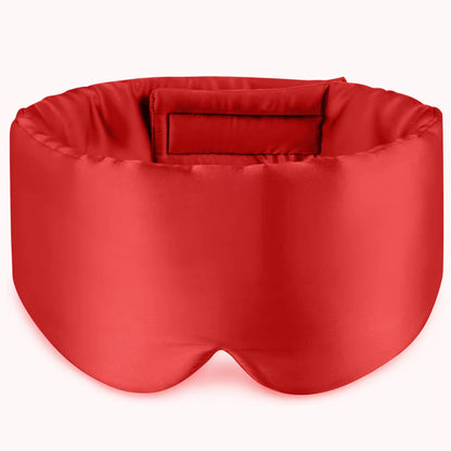 Silk Sleep Mask for Side Sleeper,Eye Mask Sleeping for Women Men 100% Mulberry Silk,Eye Cover for Sleeping with Adjustable Band