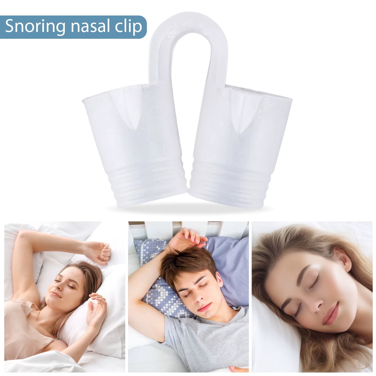 4 Pcs Nose Vent Sinus Relief Dilator Soft Silicone Vent Nasal Dilators Device Nose Clip No Strips Nose Clip for Nasal Snorers