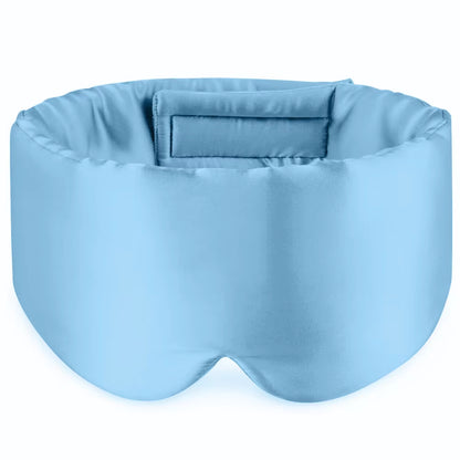 Silk Sleep Mask for Side Sleeper,Eye Mask Sleeping for Women Men 100% Mulberry Silk,Eye Cover for Sleeping with Adjustable Band